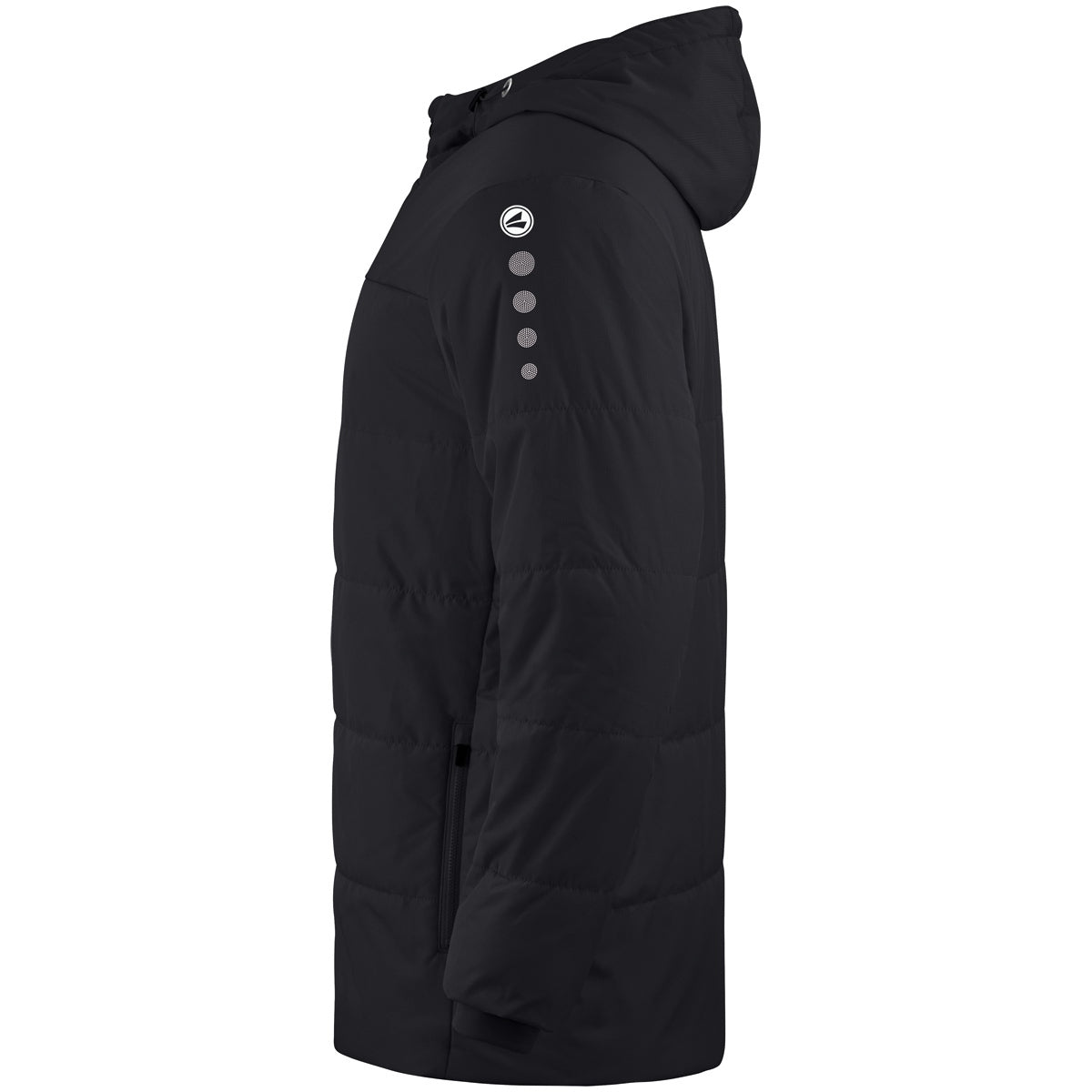 JAKO FC Lauterach Coachjacke Team mit Kapuze - black 7103