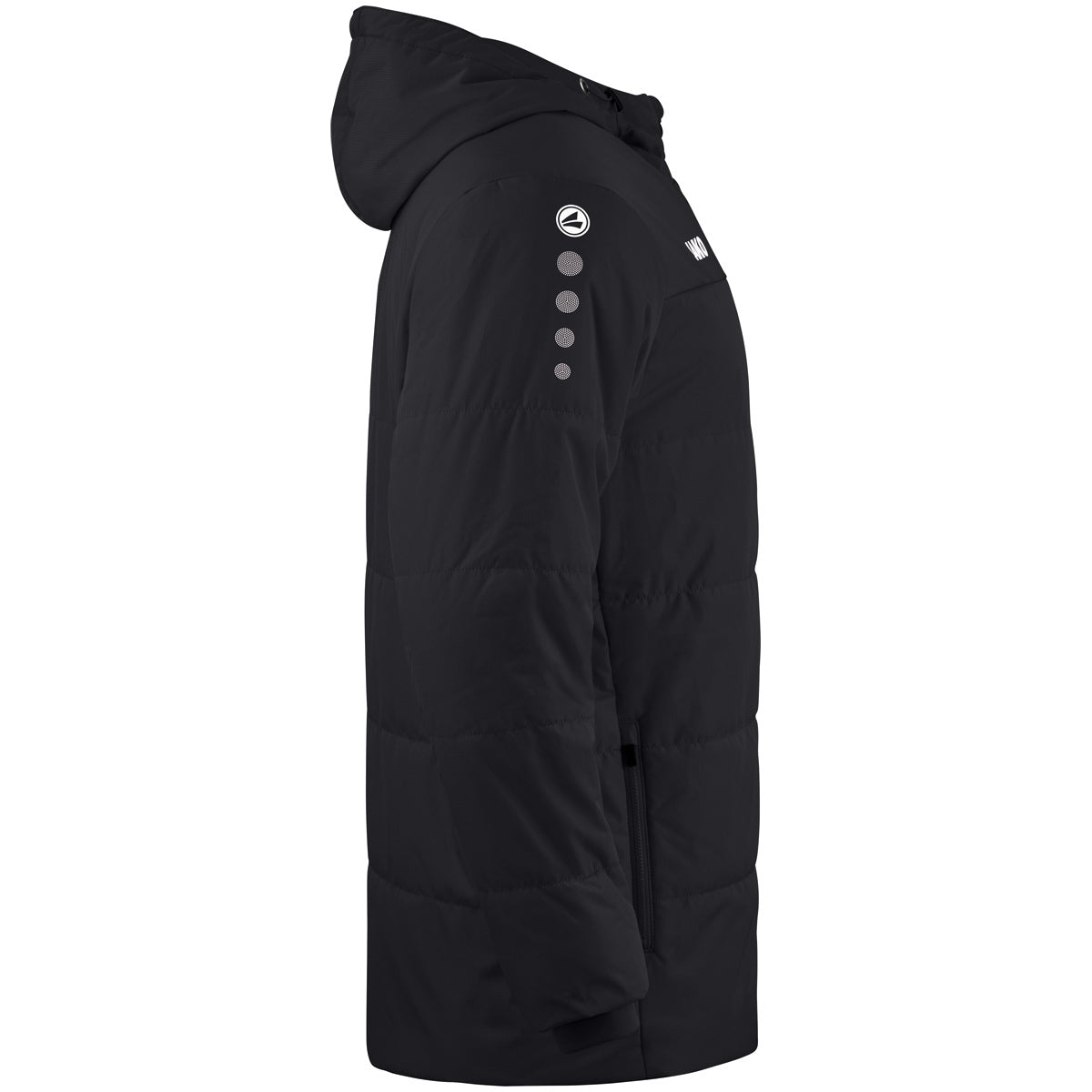 JAKO FC Lauterach Coachjacke Team mit Kapuze - black 7103