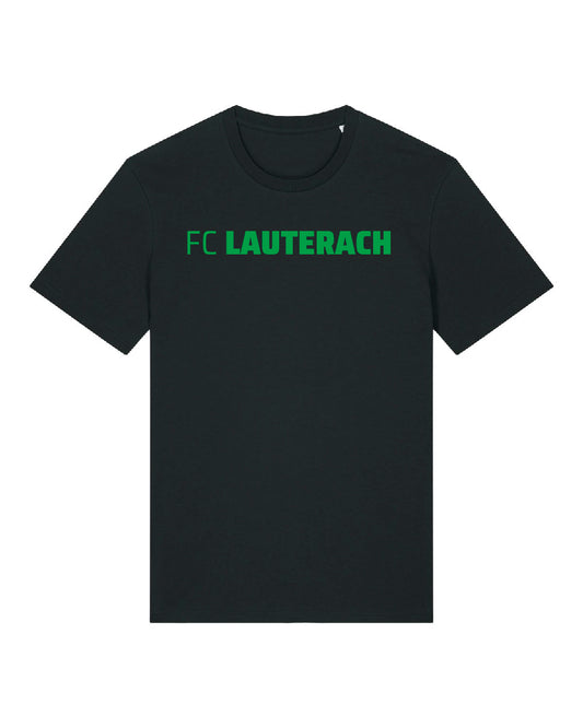 FC Lauterach Green Letter Tee - black