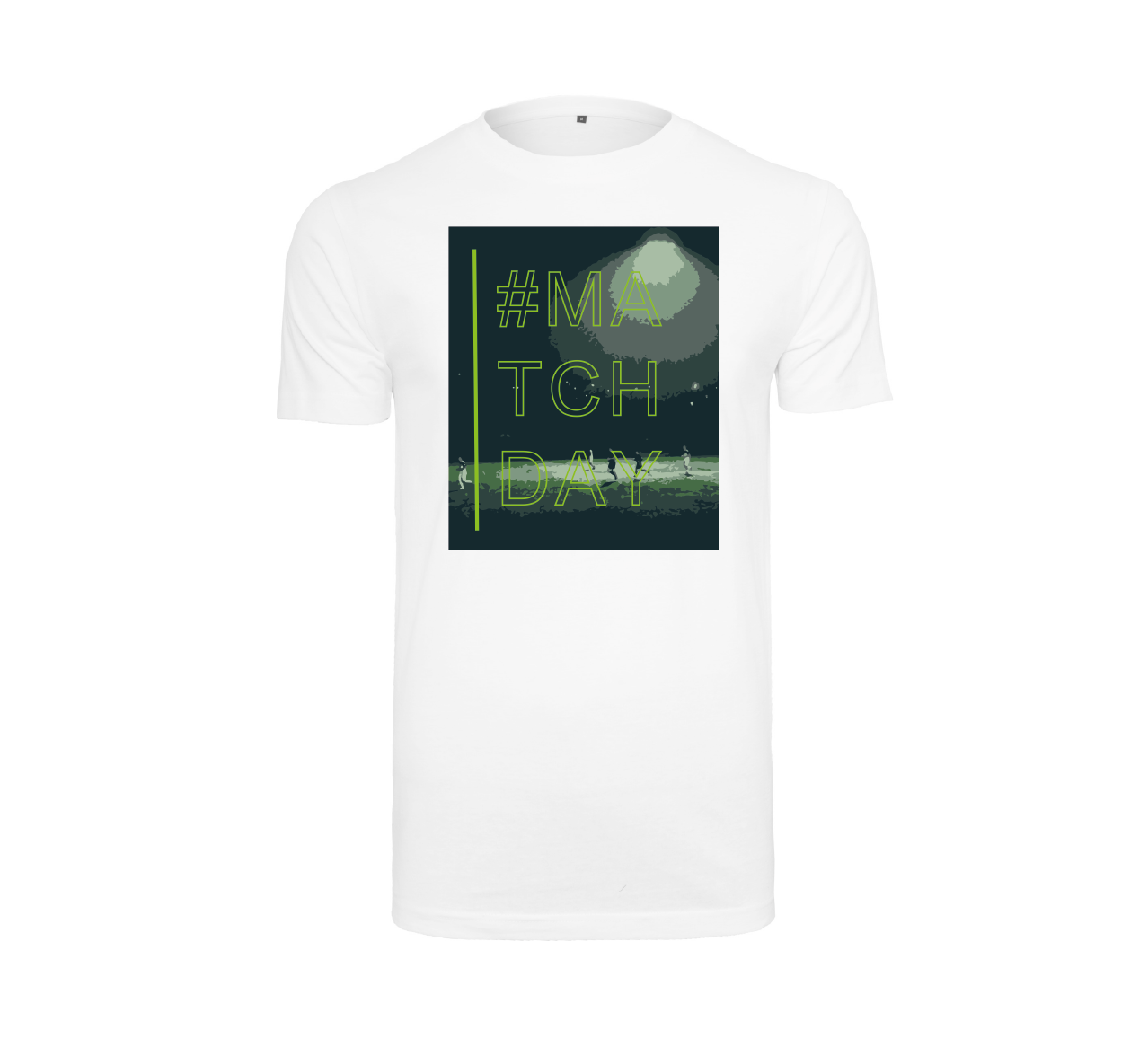 #Matchday Flutlicht grün - T-Shirt