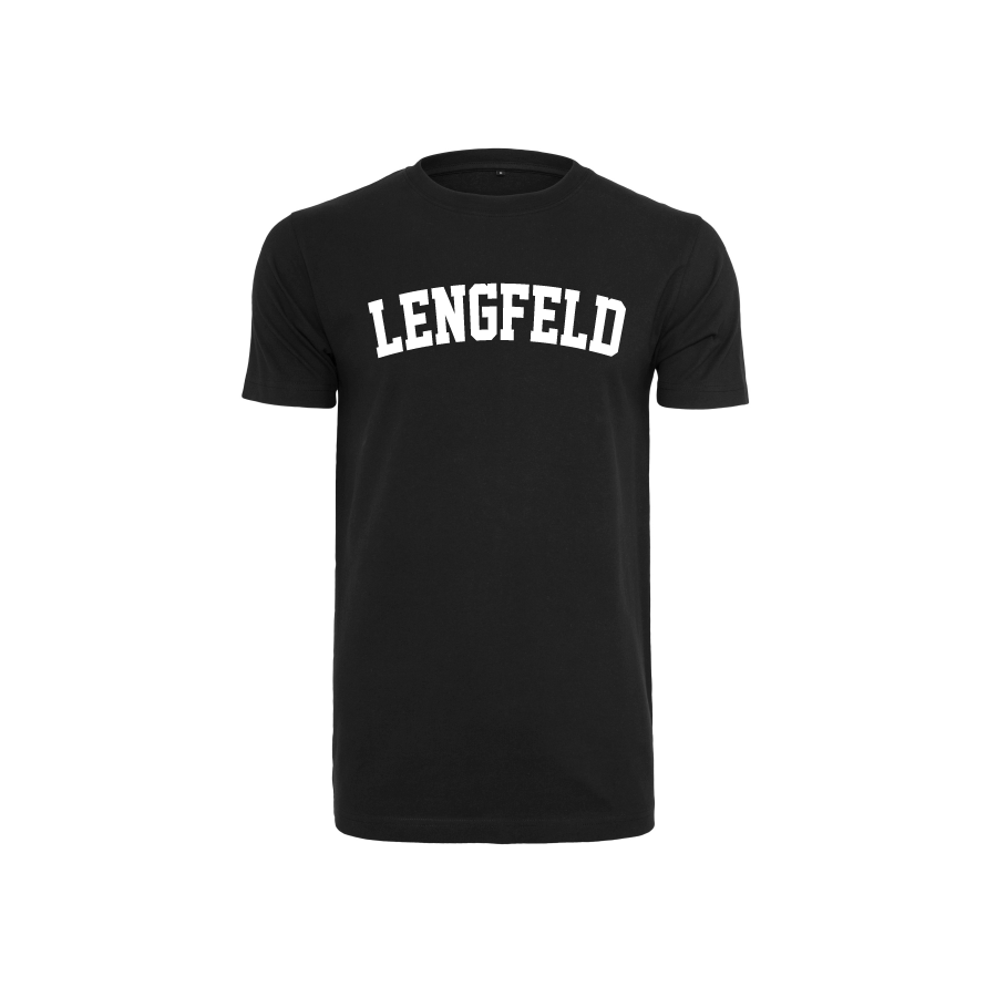 Lengfeld - College T-Shirt schwarz