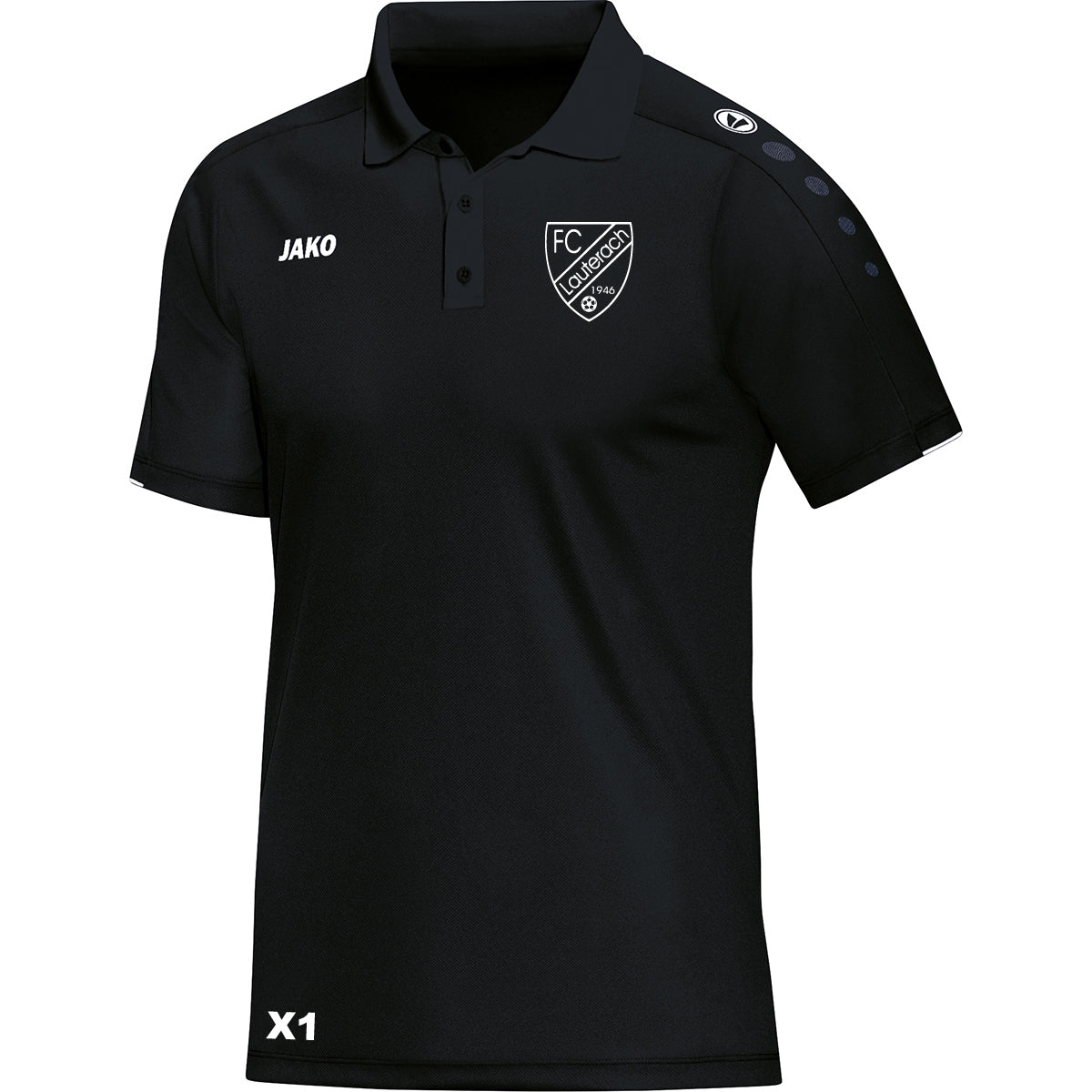 JAKO FC Lauterach Classico Polo - black 6350