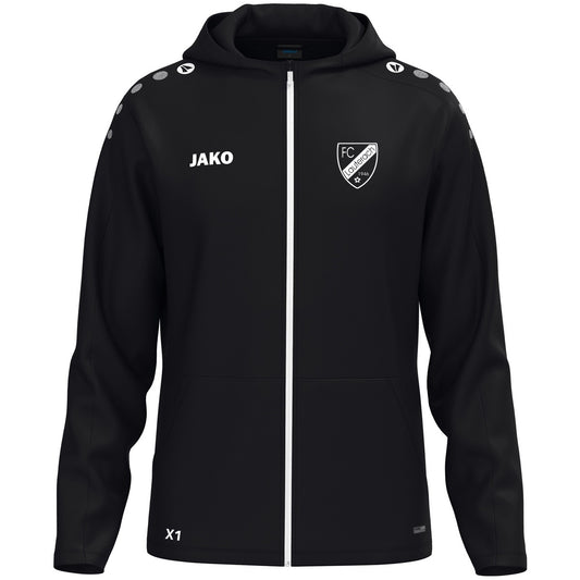 JAKO FC Lauterach Kapuzenjacke One - black 6800