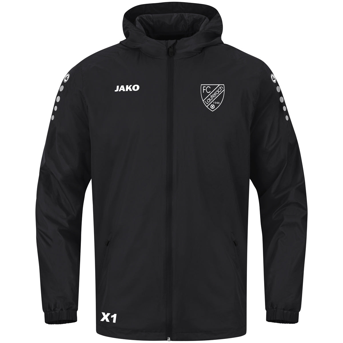 JAKO FC Lauterach Allwetterjacke Team 2.0 - black 7402