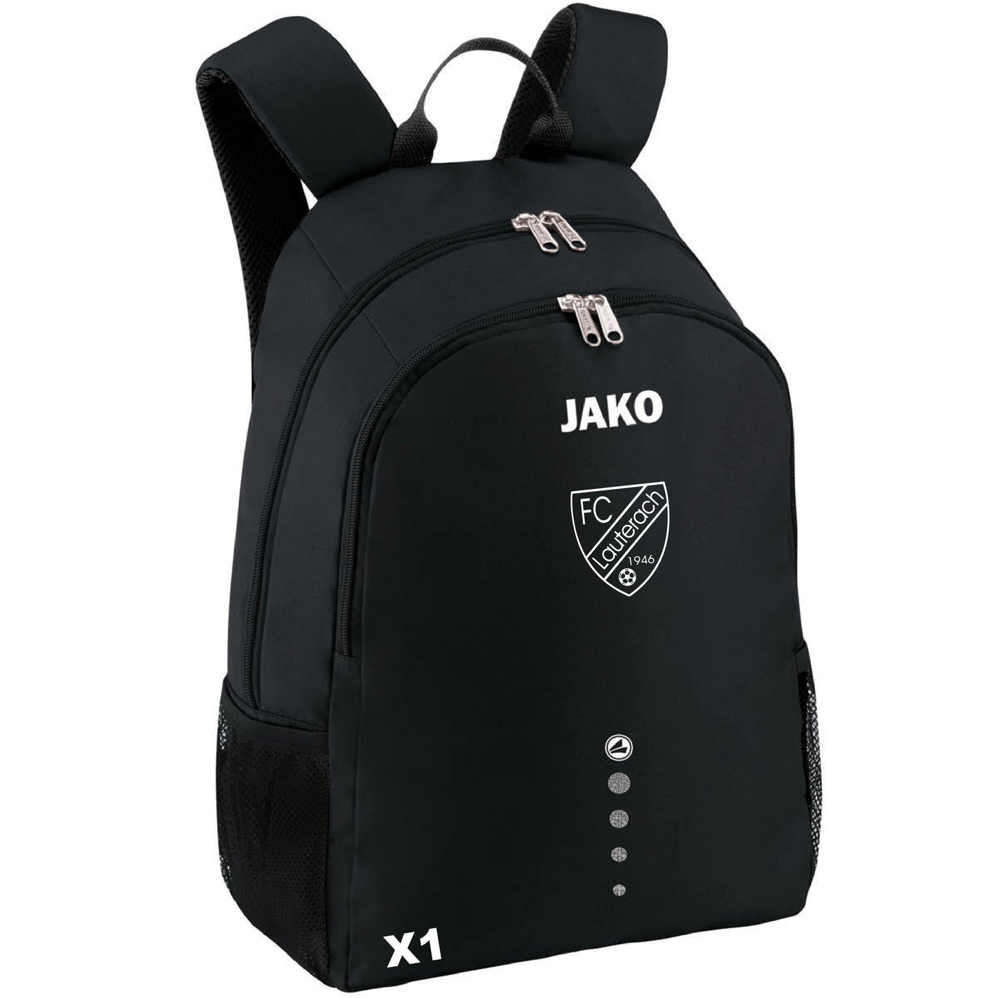 JAKO FC Lauterach Rucksack Classico - black 1850