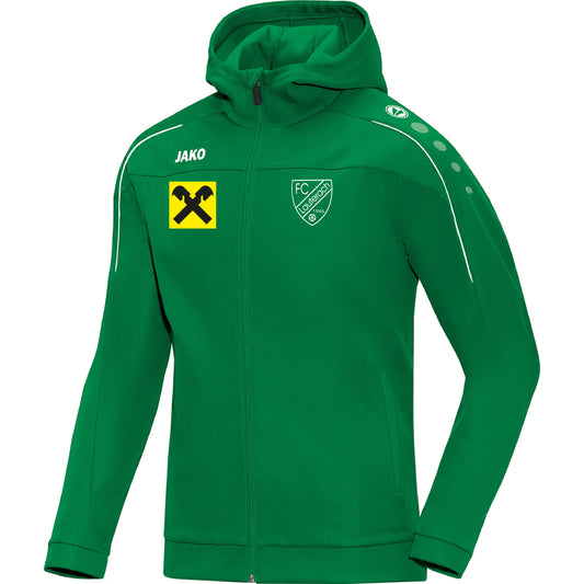 JAKO FC Lauterach Kapuzenjacke Classico - green 6850