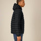FC Lauterach wattierte Unisex Jacke - schwarz