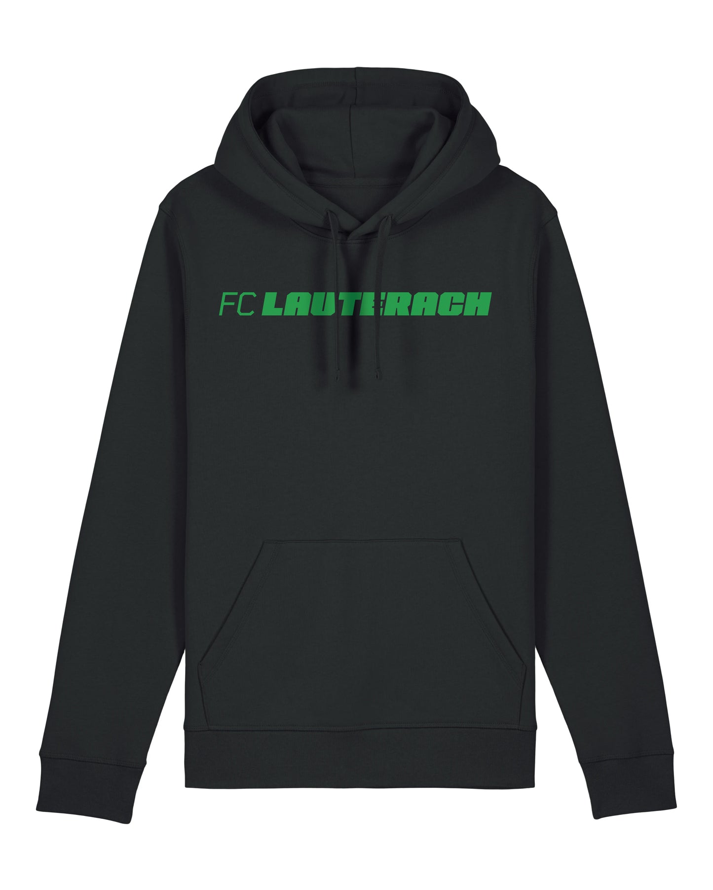 FC Lauterach Green Letters Hoodie - black